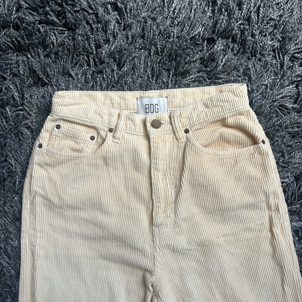 cream corduroy BDG pants